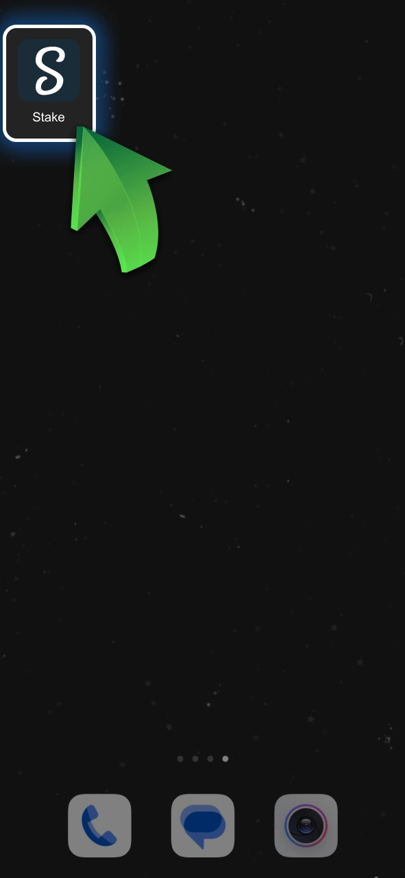 Abrí la aplicación móvil de Android para empezar a jugar al instante en Stake.