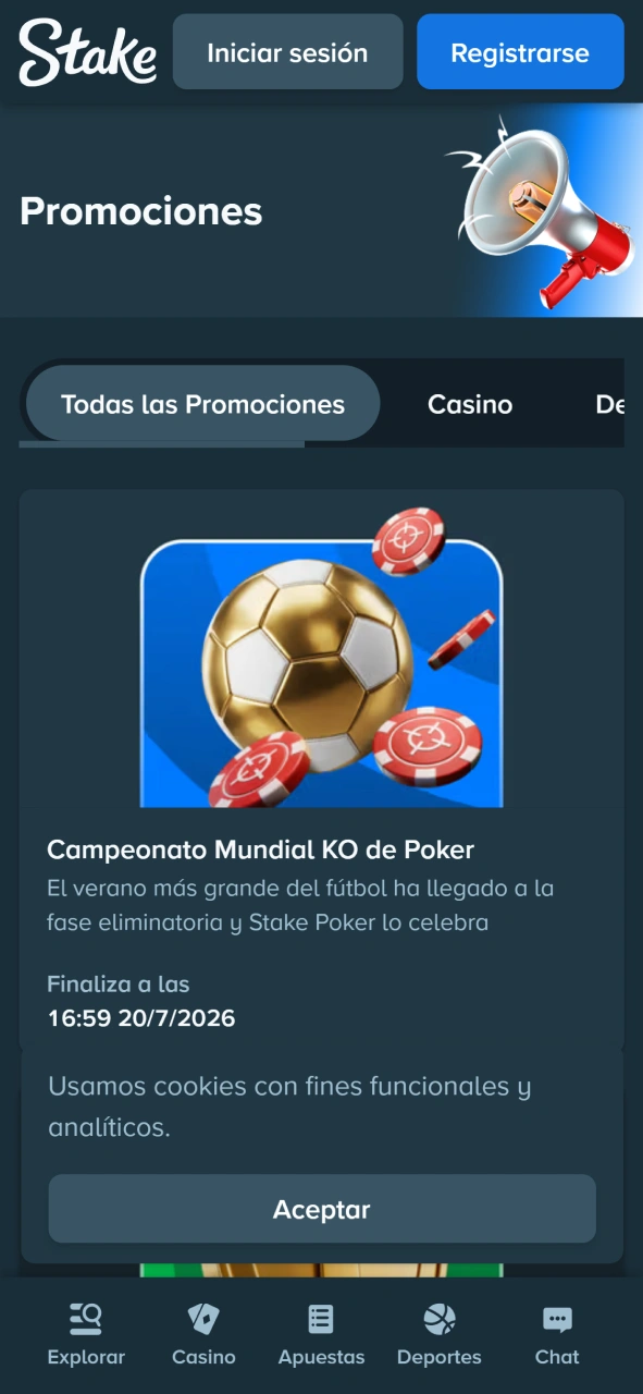 Descubrí y activá los bonos exclusivos disponibles en la app de Stake.