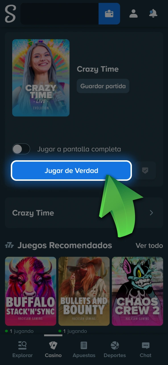 Elegí tu mesa favorita con los límites de apuesta que prefieras en Stake.