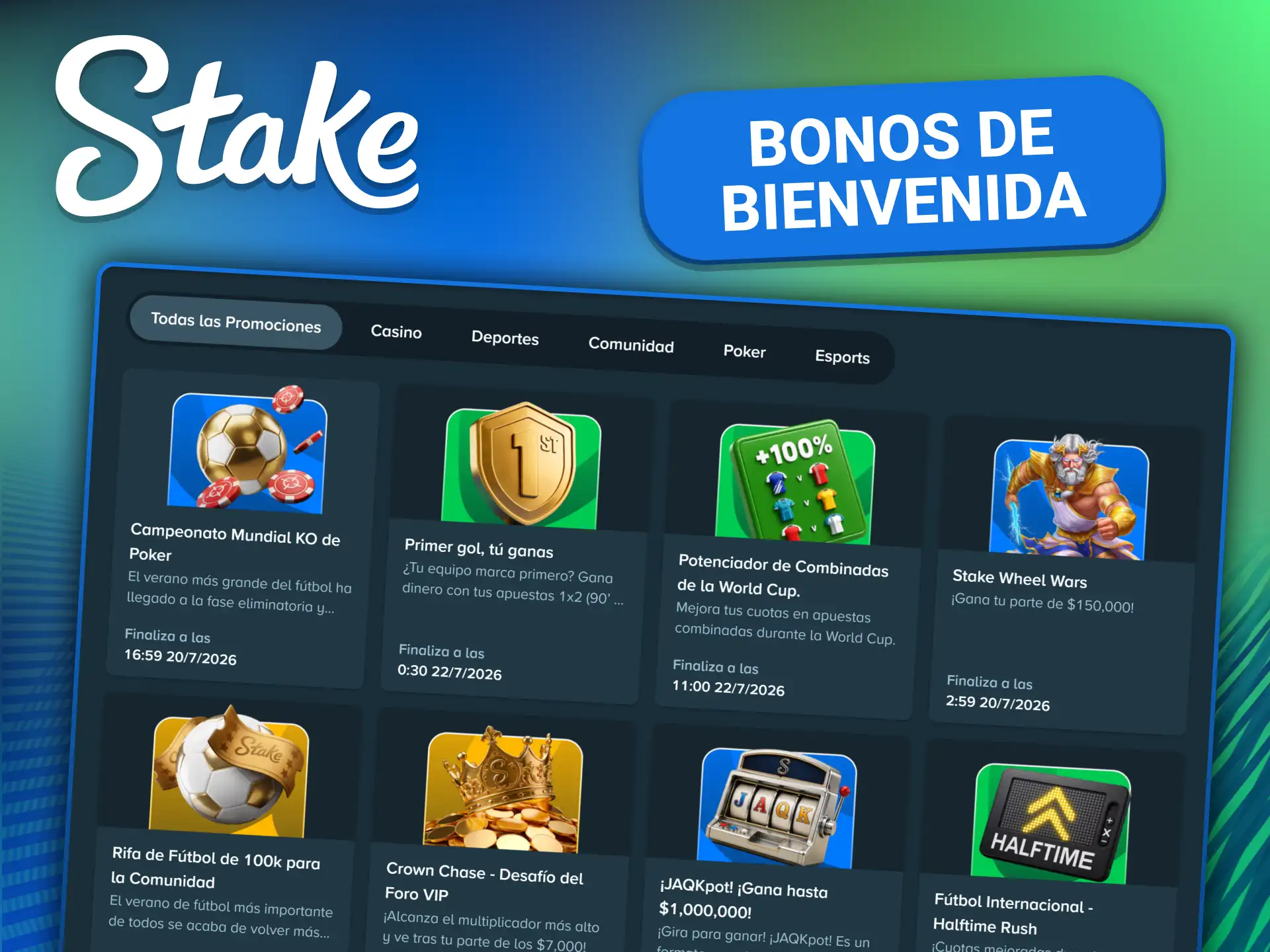 Stake Casino Argentina sin bono de bienvenida tradicional, con promociones semanales y reembolsos para jugadores registrados.